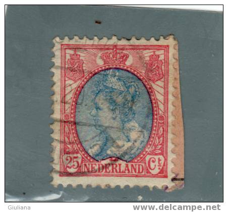 Olanda - N. 59  Used (UNI)  1898-06 - Oblitérés