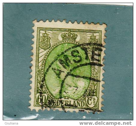 Olanda - N. 81 Used  (UNI)  1908-21 - Used Stamps