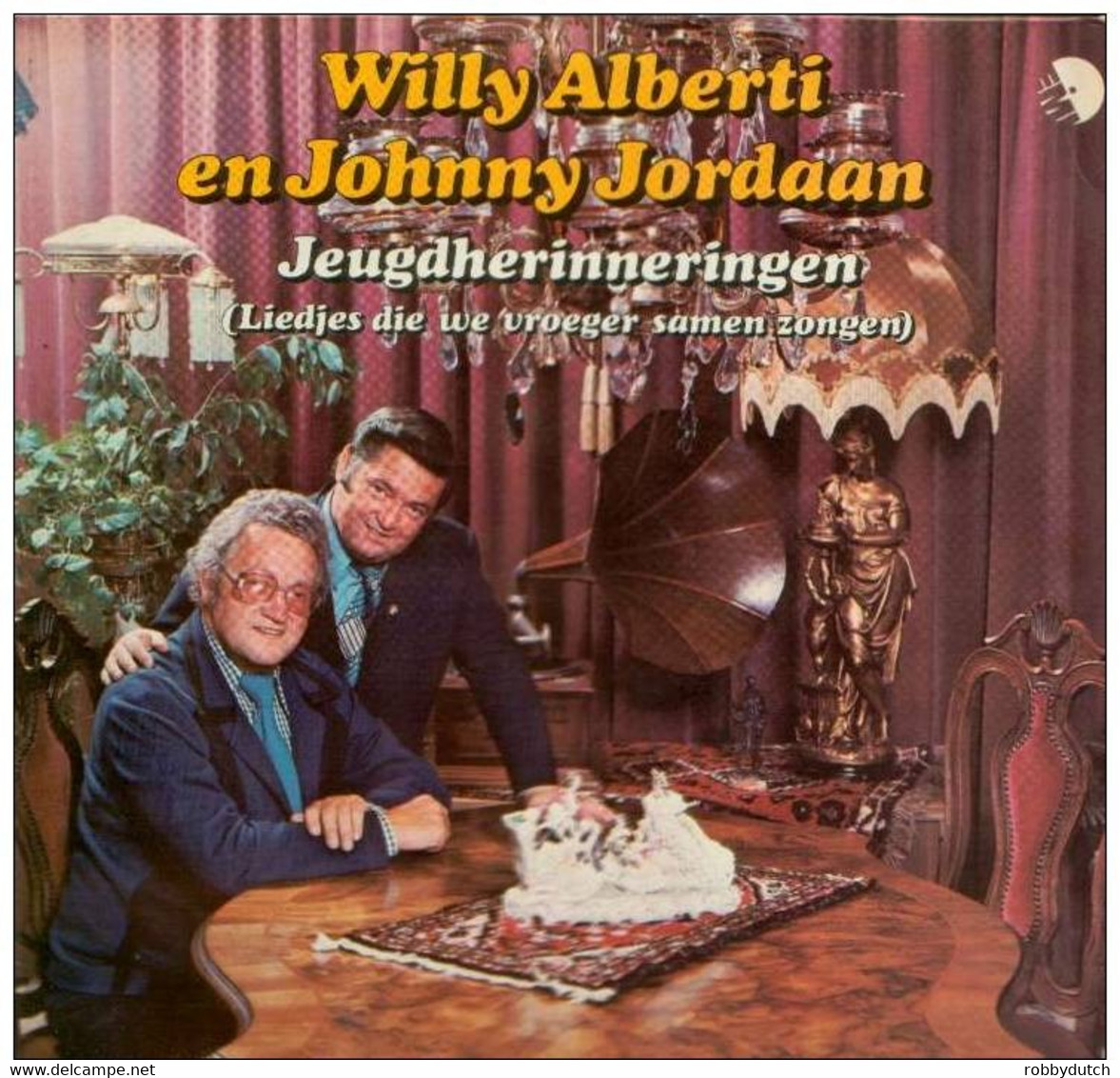 * LP * WILLY ALBERTI & JOHNNY JORDAAN - JEUGDHERINNERINGEN - Autres - Musique Néerlandaise