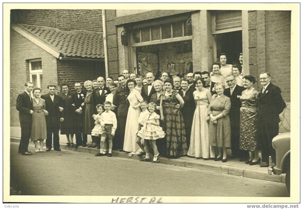 Herstal - Fotokaart - Coiffeur Louis - Rue Du Chou - Trouwerij ? - Marriage ? - Herstal