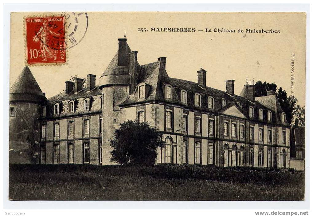 H128 - MALESHERBES - Le Château (1908) - Malesherbes