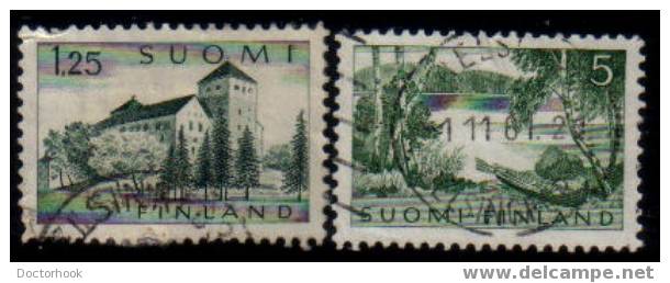 FINLAND   Scott   #  380-1  VF USED - Gebruikt