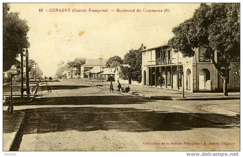 GUINEE FRANCAISE .  CONAKRY .  BOULEVARD DU COMMERCE . - French Guinea