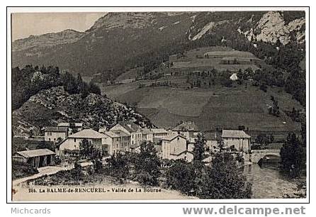 CPA 38 LA BALME DE RENCUREL - Vallee De La Bourne - La Balme-les-Grottes