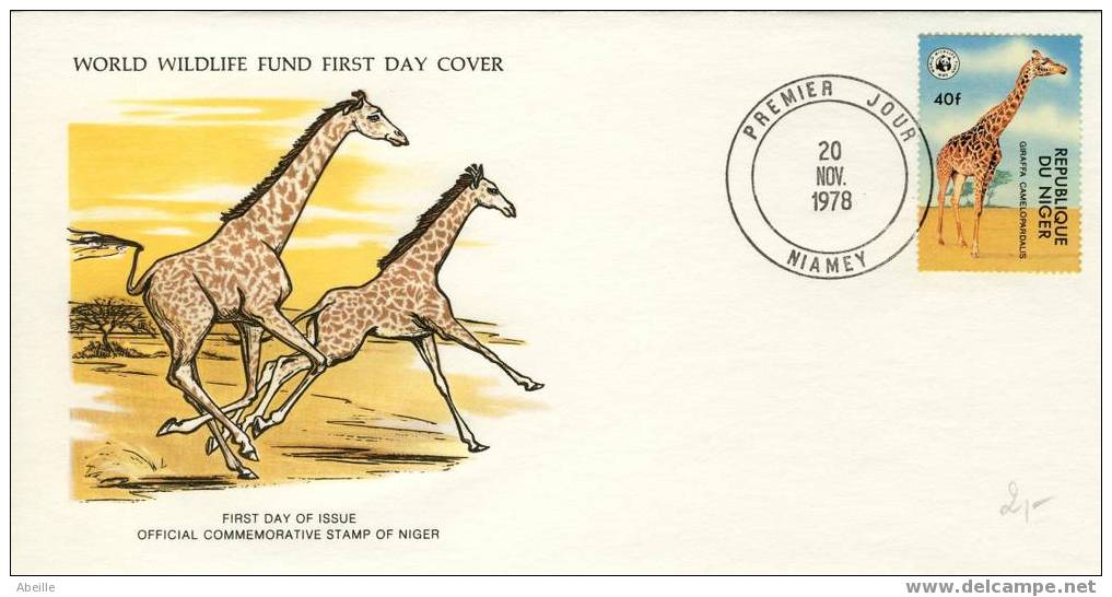 5645    FDC NIGER - Giraffes