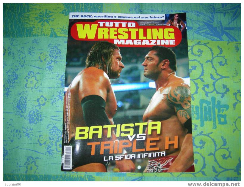 Tutto Wrestling Magazine N°2 (2005) Batista Triple H - Deportes