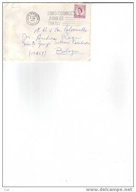 GRAN BRETAGNA  1960 - Annullo Meccanico - King George Jubilee Trust - Covers & Documents