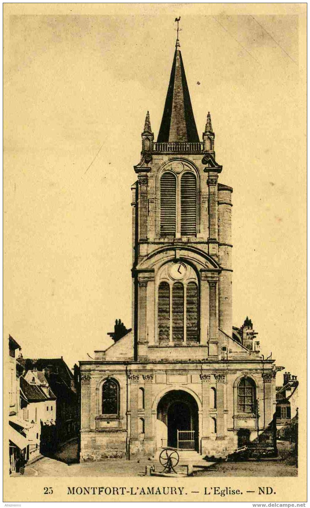 CPA 78: MONTFORT L'AMAURY  L'église - Montfort L'Amaury