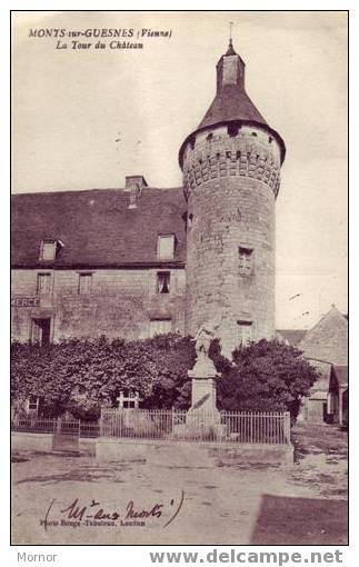 MONTS SUR GUESNES La Tour Du Château - Monts Sur Guesnes