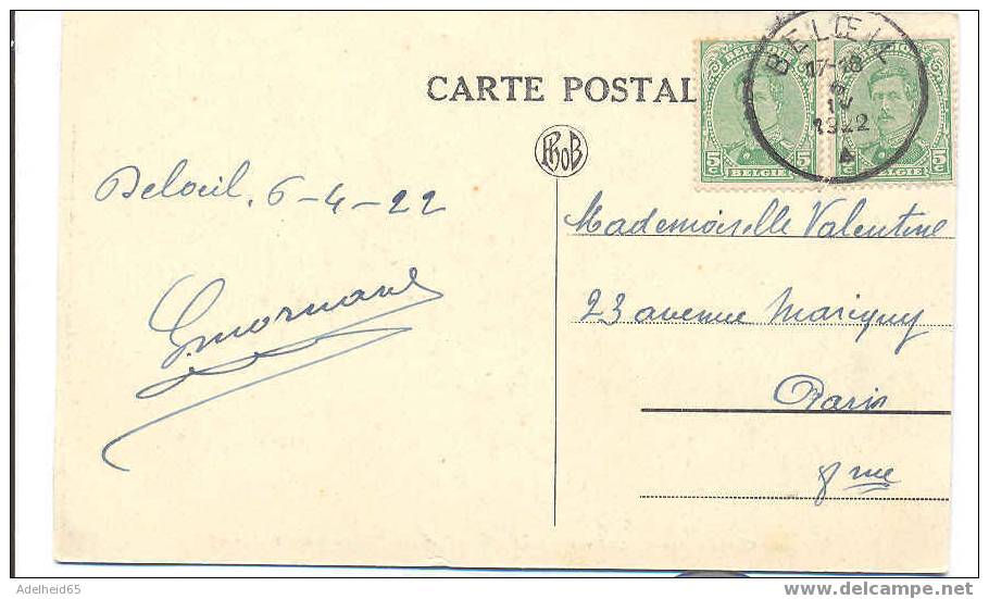 Ao/Beloeil, Le Groupe De Neptune Dans Le Parc Du Château, 1922, Ed. PHOB - Beloeil