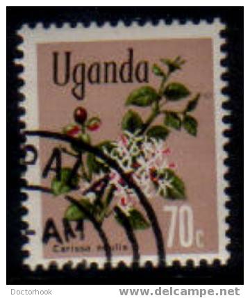 UGANDA   Scott   #  123   VF USED - Uganda (1962-...)