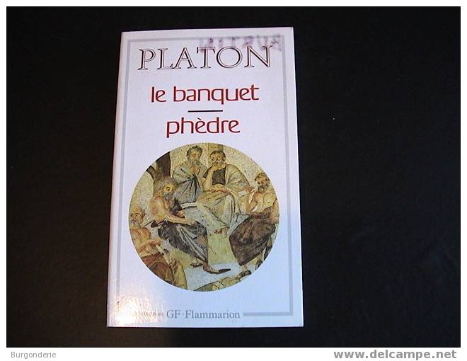 PLATON/ LE BANQUET/ PHEDRE - Other & Unclassified
