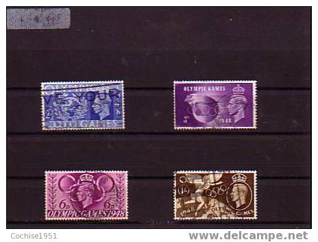 GRANDE BRETAGN E Y & T N° 241 à 244 ( O ) Cote 3,00 - Used Stamps