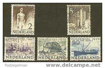 NEDERLAND 1950 Zomer Serie 550-555 Used  (5 Values Only) # 1165 - Used Stamps