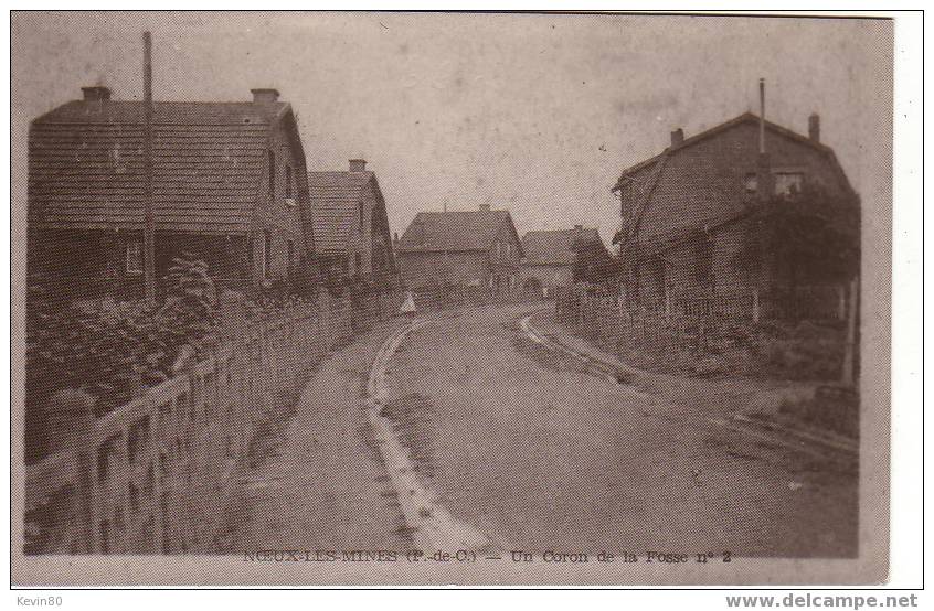 62 NOEUX LES MINES Un Coron De La Fosse N° 2 Carte Photo Animée - Noeux Les Mines