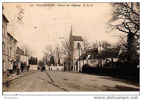 Villennes   Place De L Eglise - Villennes-sur-Seine