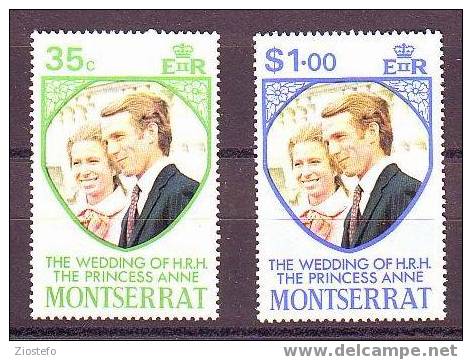721a Montserrat: The Wedding Of Princess Ann Yv 300/1 - Montserrat