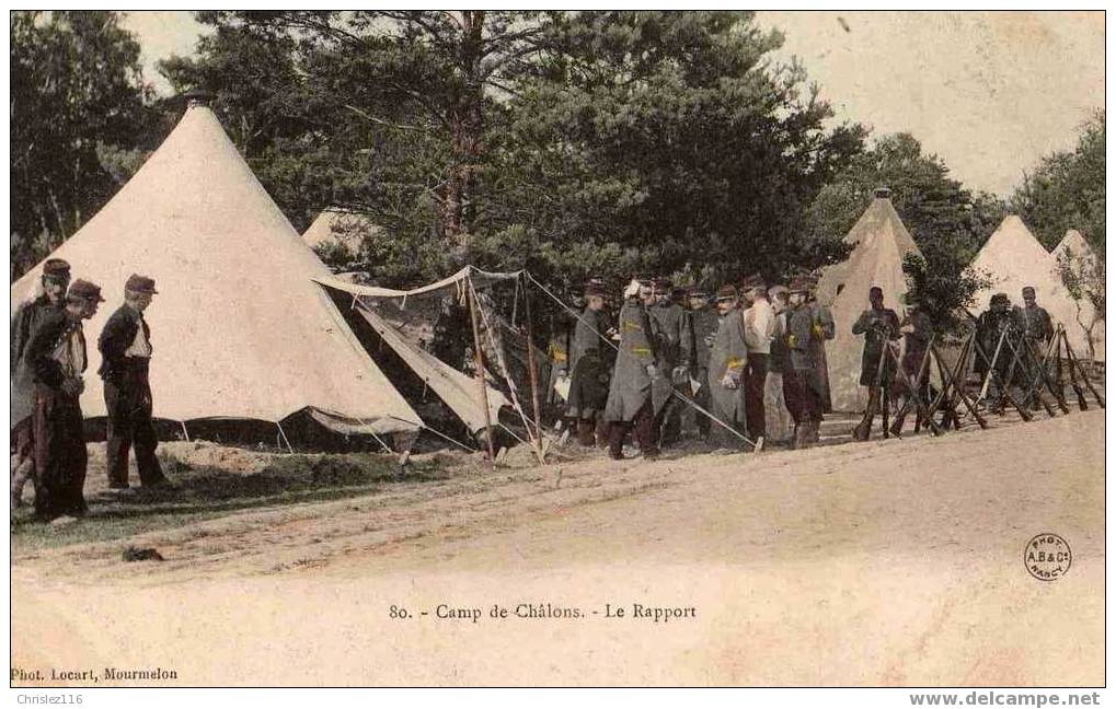 51 Camp De CHALONS  Le Rapport  Beau Plan - Camp De Châlons - Mourmelon