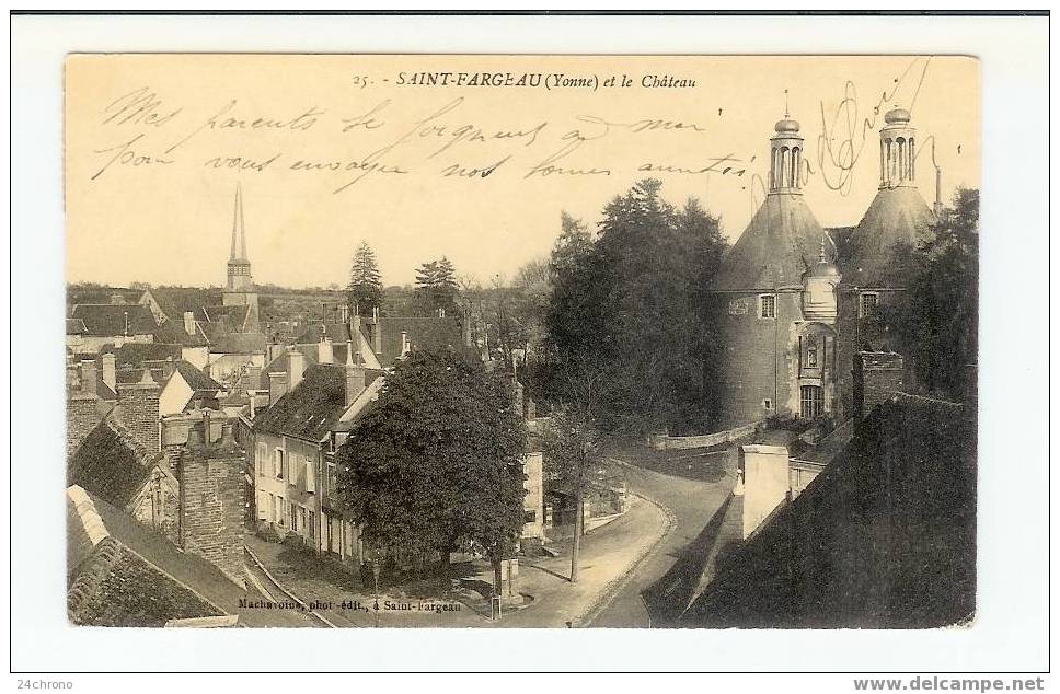 Saint Fargeau Et Le Chateau (06-6502) - Saint Fargeau