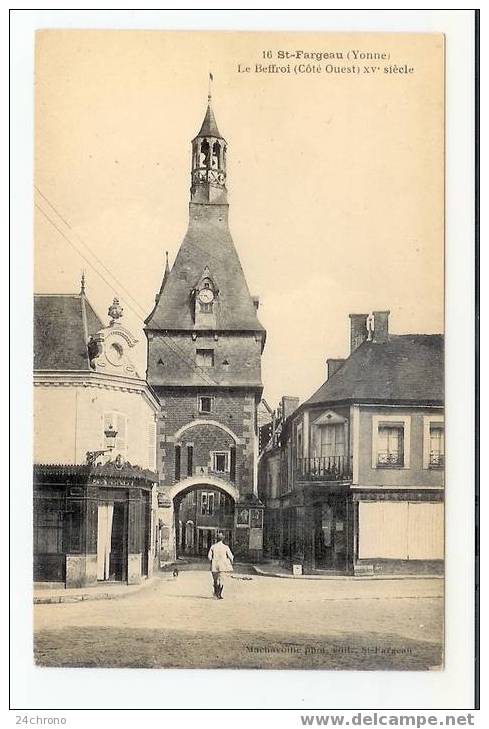 Saint Fargeau: Le Beffroi (06-6503) - Saint Fargeau