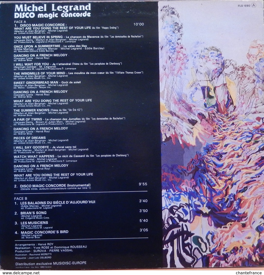 Michel Legrand LP *disco Magic Concorde* - Autres - Musique Française