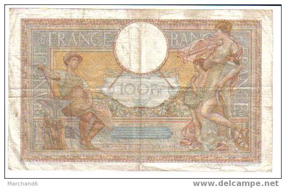 France Recto 100 Francs KR.30=3=1939.KR. - 100 F 1908-1939 ''Luc Olivier Merson''