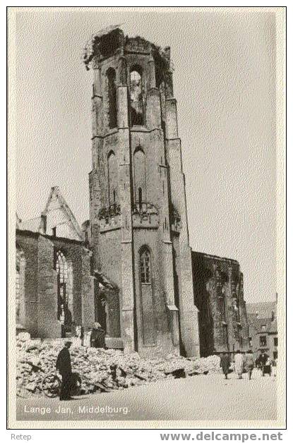 Middelburg, Lange Jan Na Bombardement 2e WO - Middelburg