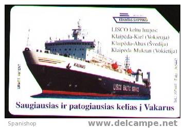 Lithuania. Ship Barco - Boats