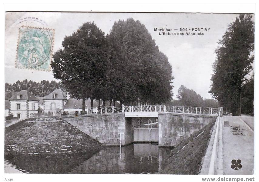 CPA---56--- Pontivy ----ECLUSE-----RECOLLETS_____________ _________________________ ___ - Pontivy