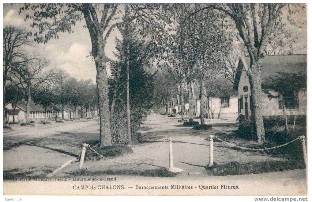 Baraquement Militaires - Quartier Fleurus - Camp De Châlons - Mourmelon