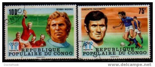 CONGO PEOPLES REPUBLIC   Scott   #  441-5   VF USED - Oblitérés
