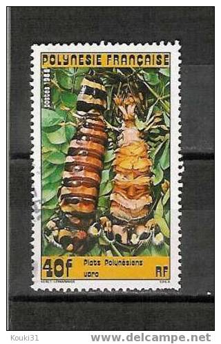 Polynésie  YT 295 Obl: Plat Polynésien, Varo - 1988 - Used Stamps