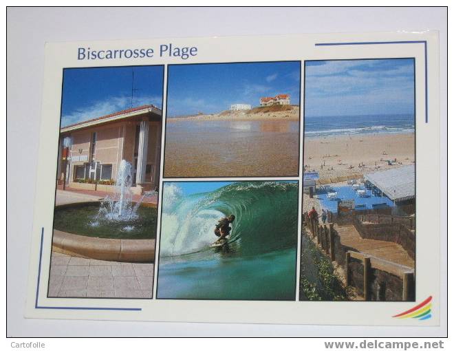 (321) -1- Carte Postale Sur Biscarosse Plage Multivues - Biscarrosse