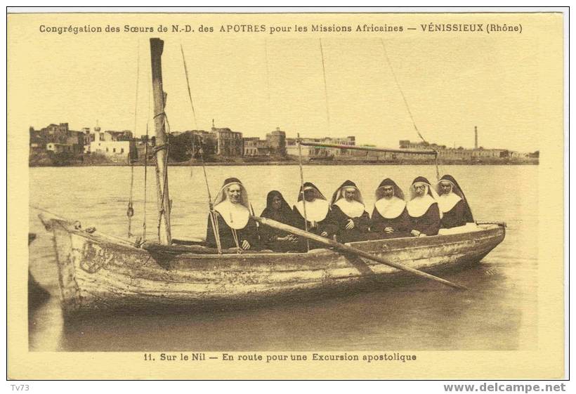 Cpa 957 -  Rare Carte : VENISSIEUX Congrégation Des Soeurs De N.D. Des Apotres... - Vénissieux