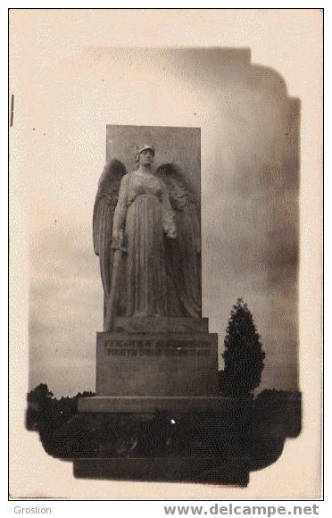 FEIGNIES NORD  CP PHOTO MONUMENT AUX MORTS - Feignies