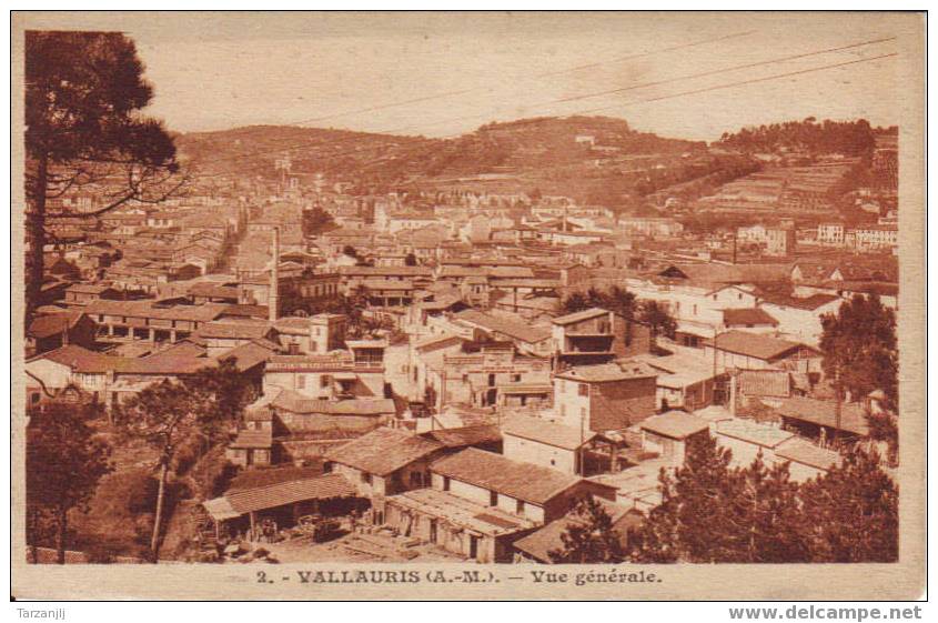 CPA De Vallauris (A. M. 06): Vue Générale. - Vallauris