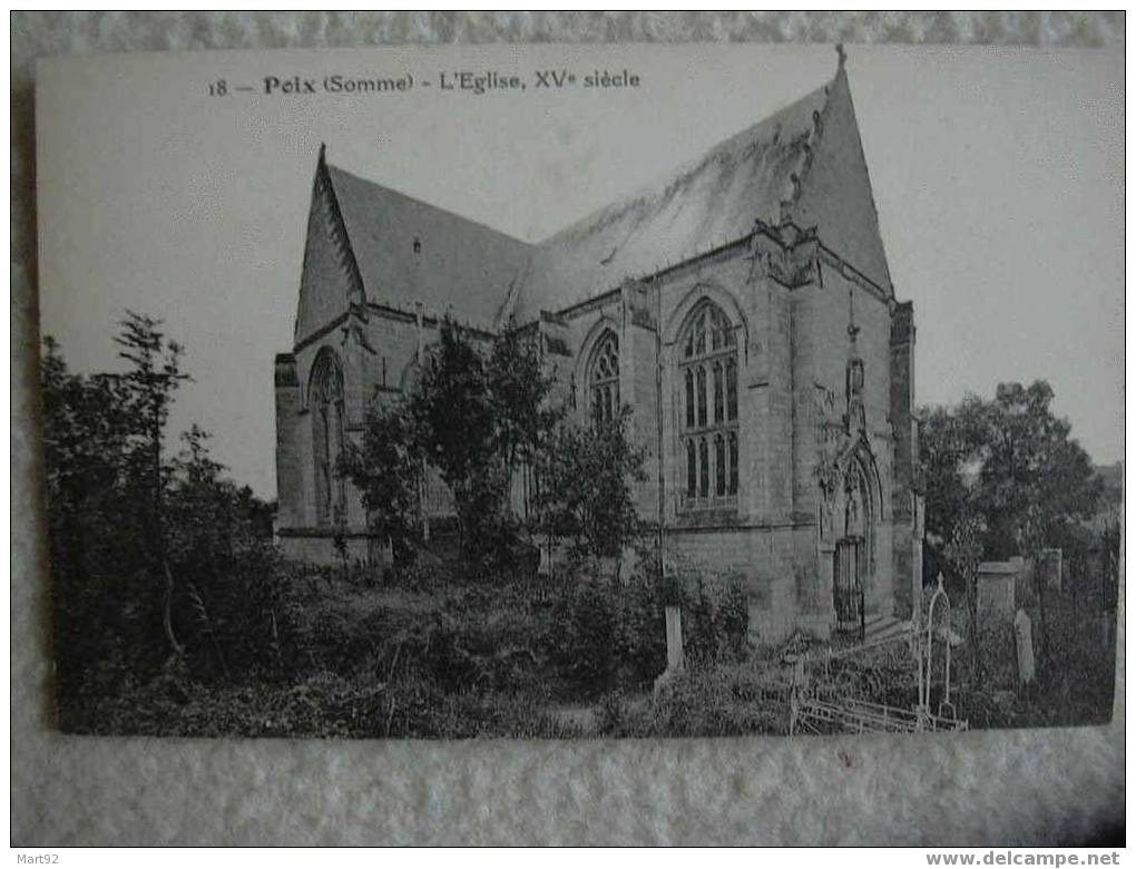 80 POIX  EGLISE - Poix-de-Picardie