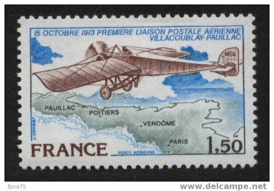 FRANCE   Poste Aérienne  N° YT 51**  -   Cote YT  1 Euro / 1ere Liaison Aéropostale / MNH - 1960-.... Nuovi