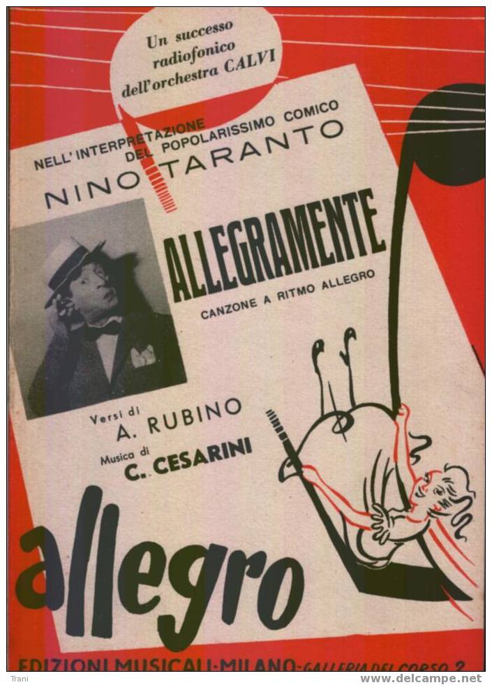NINO TARANTO - Anno 1956 - Autres & Non Classés