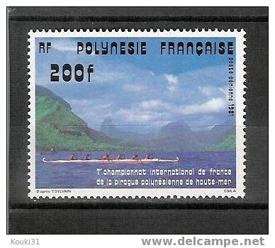 Polynésie YT PA 162 ** : Championnat De Pirogue Polynésienne - 1981 - Unused Stamps