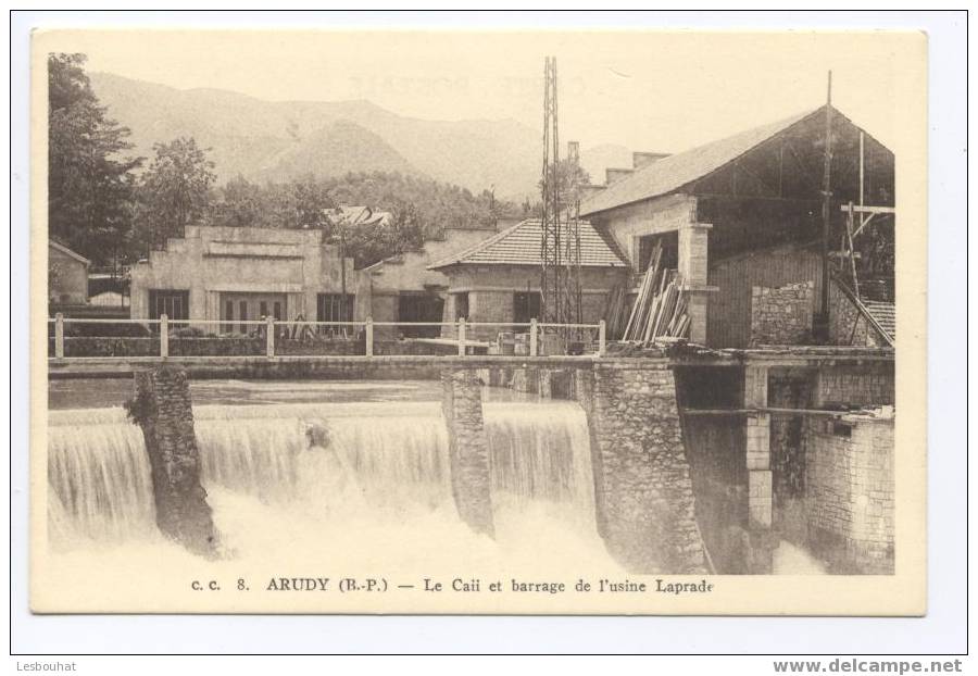 64/ ARUDY --  Le Caii Et Barrage De L'usine Laprade - Arudy