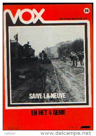"Vox - MIlitair Weekblad" - Lot De 2 Revues (7 Maart & 13 Juni 1974) - Sonstige & Ohne Zuordnung