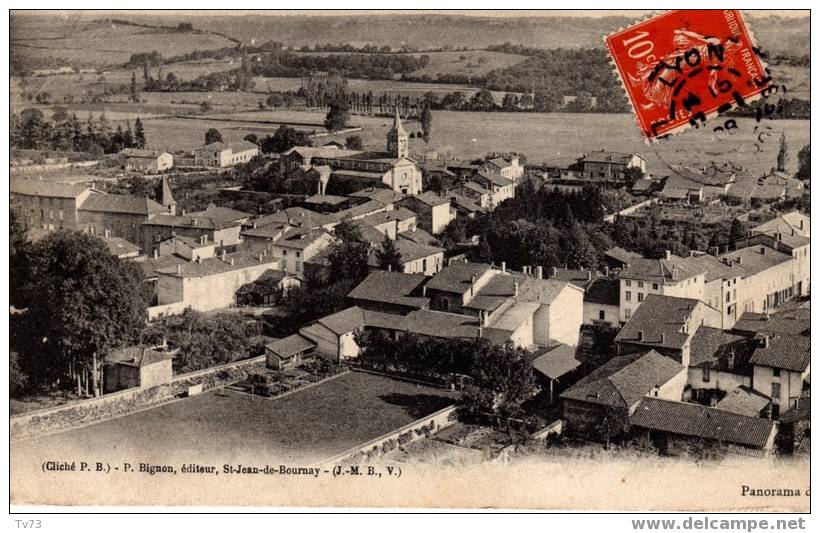 Cpa 859 - St JEAN De BOURNAY - Panorama - Saint-Jean-de-Bournay