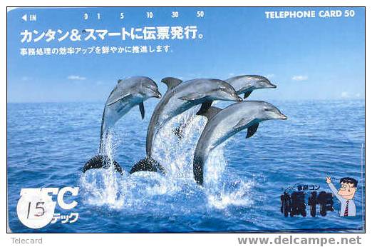 DOLFIJN Dolphin Op Telefoonkaart (15) - Dolfijnen