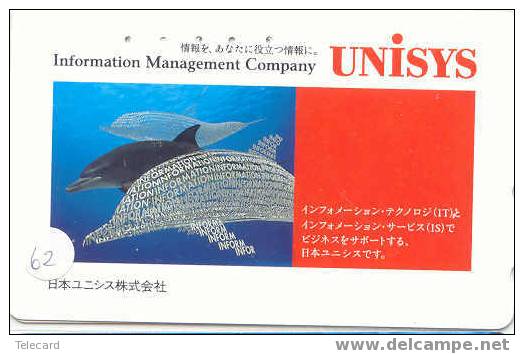 DOLFIJN Dolphin Op Telefoonkaart (62) - Delfines