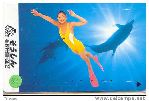 DOLFIJN Dolphin Op Telefoonkaart (88) - Delfines