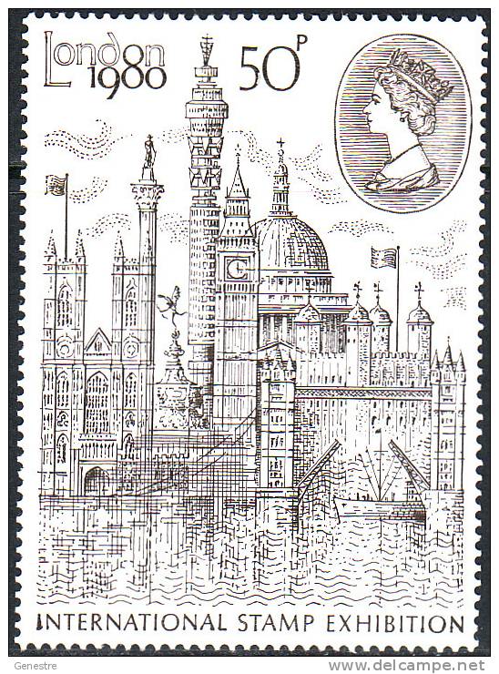 Grande-Bretagne - Y&T  931a (SG 1118Ea) ** (MNH) - London 1980 - Unused Stamps