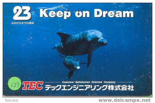 Telecarte DAUPHIN Dolphin DOLFIJN Delphin (123) - Vissen