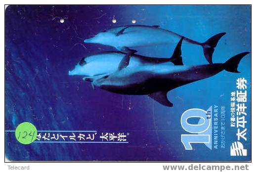 Telecarte DAUPHIN Dolphin DOLFIJN Delphin (124) - Peces