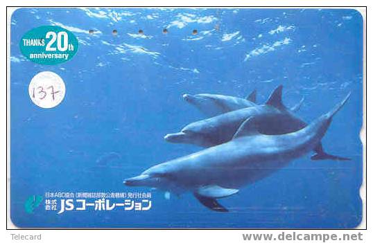 Telecarte DAUPHIN Dolphin DOLFIJN Delphin (137) - Peces